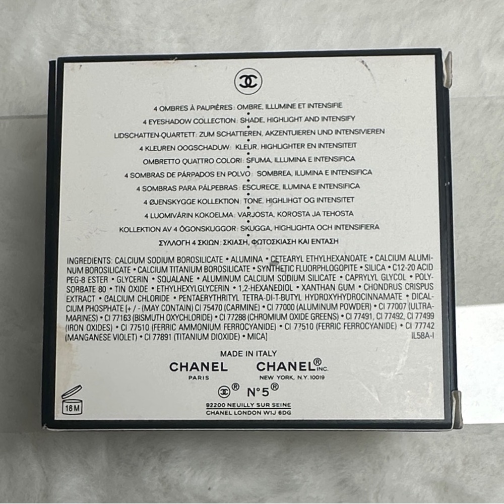 CHANEL Les 4 Ombres “Limited Edition” Eyeshadow Pallet - Picture 9 of 9